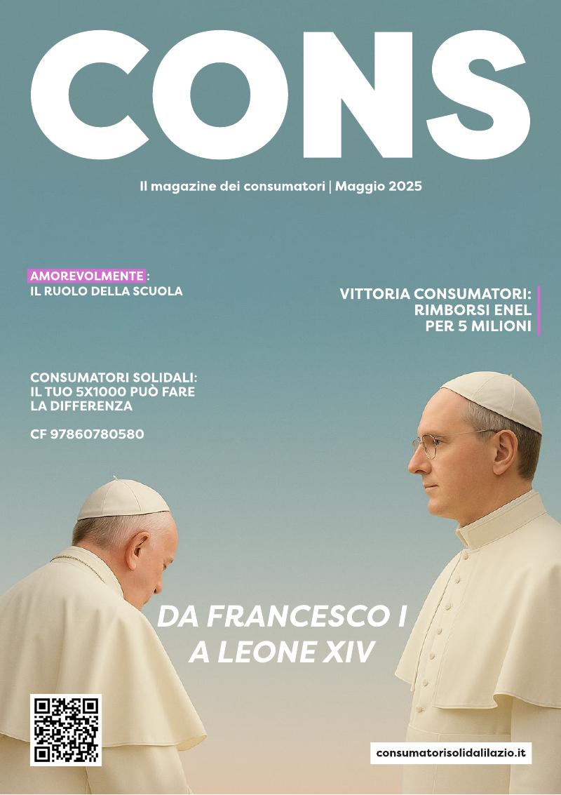 Copertina Magazine dei Consumatori — Maggio 2025