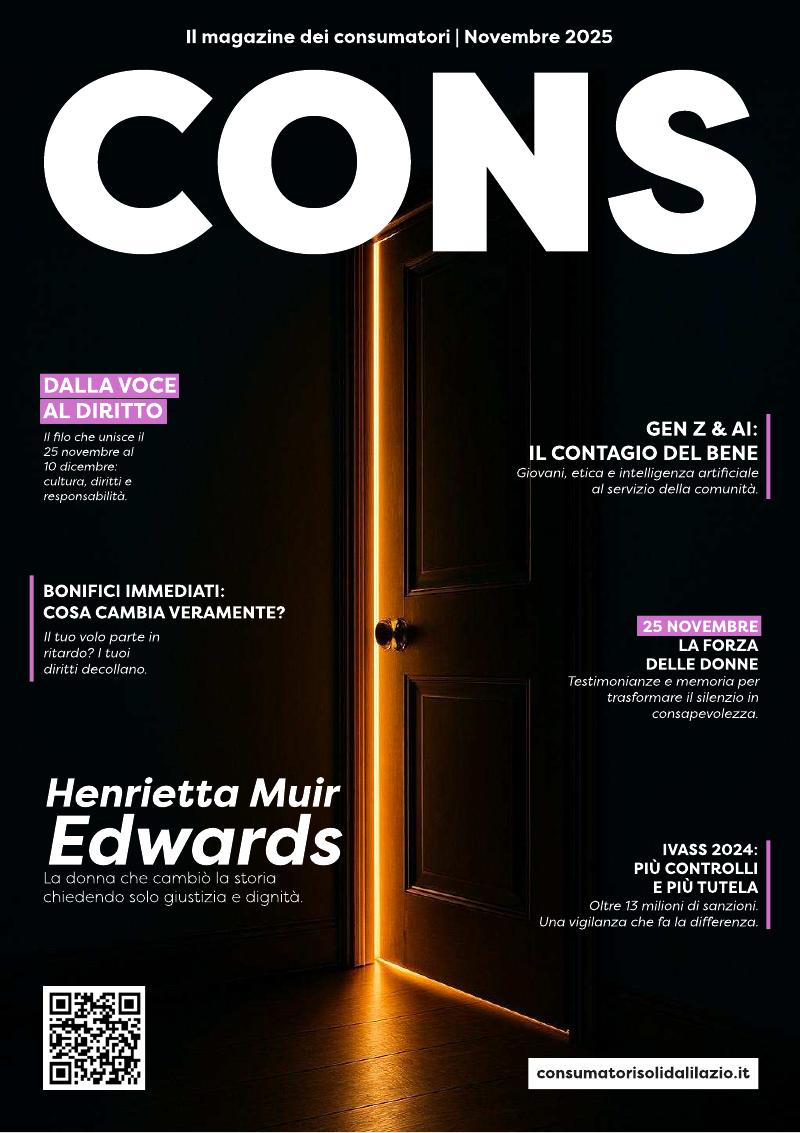 Copertina Magazine dei Consumatori — Novembre 2025